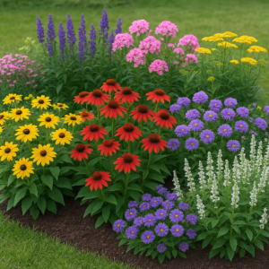 Read more about the article Jak zaplanować rabatę kwiatową, żeby kwitła przez cały sezon