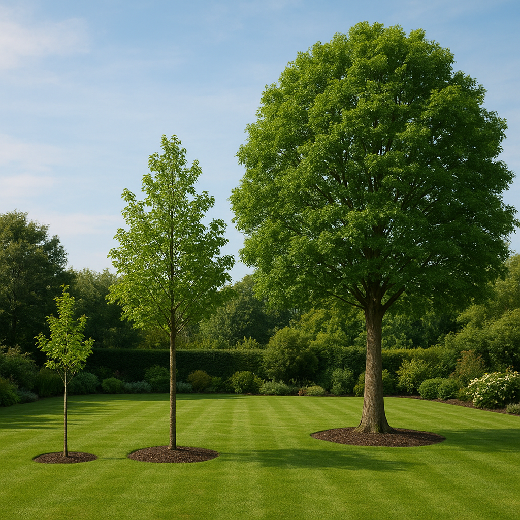 Read more about the article Jak dobrać drzewo do ogrodu pod kątem docelowych rozmiarów