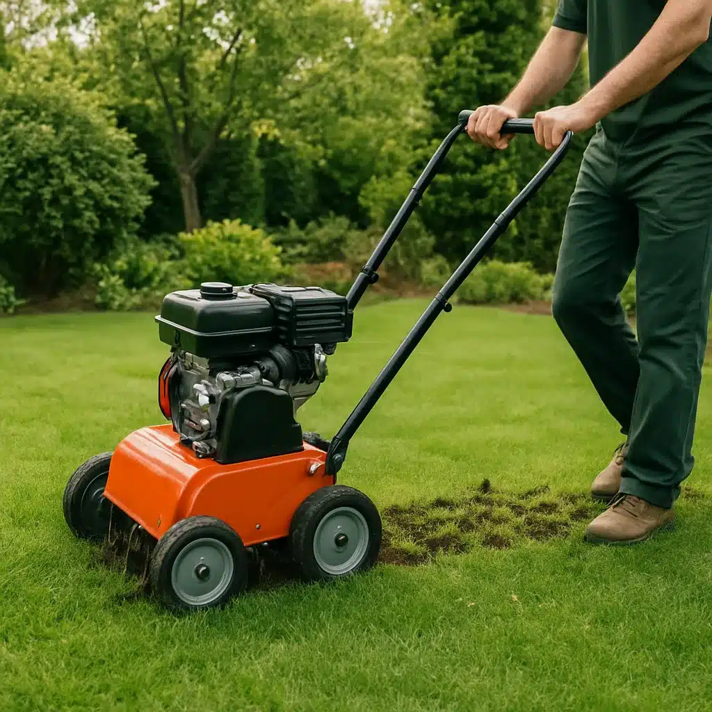 You are currently viewing Wertykulacja trawnika okolice Szczecina – Ogród z Pasją