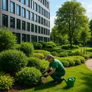 Read more about the article Pielęgnacja zieleni przy biurowcach Szczecin – Ogród z Pasją