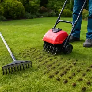 Read more about the article Wertykulacja a aeracja trawnika – czym się różnią i kiedy je wykonywać?